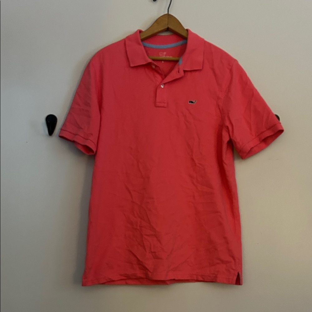 Vineyard Vines Coral Polo Shirt